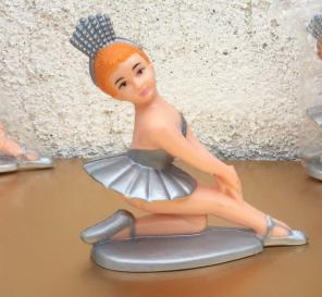 Vintage Silver Ballerina Cake Topper (3)