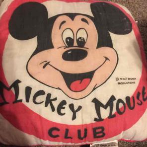 Mickey Mouse club pillow