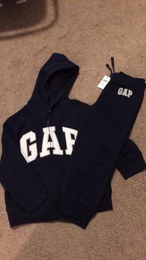 Gap Toddler Boys Hoodie/Pants Set Sz 4