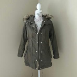 NWOT Gap 2 in 1 Olive Military Parka