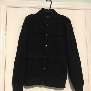 Forever 21 Men's Black Peacoat