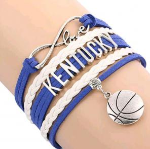 Infinity University of Kentucky Bracelet
