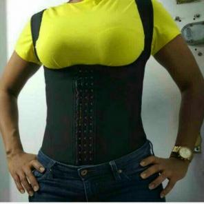 Black medium vest waist trainer
