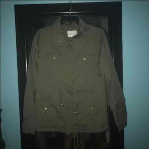 Green "army" jacket
