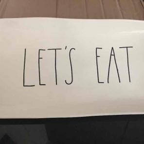 Rae Dunn Let's Eat Platter
