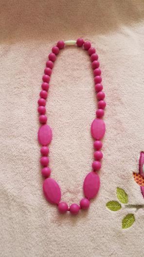Pink Teething Necklace