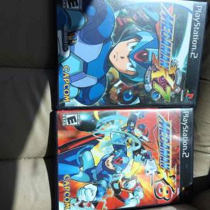 Megaman X games (X7 & X8) COMPLETE Ps2