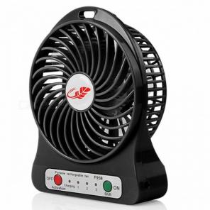 Rechargeable Fan w/ LED Light