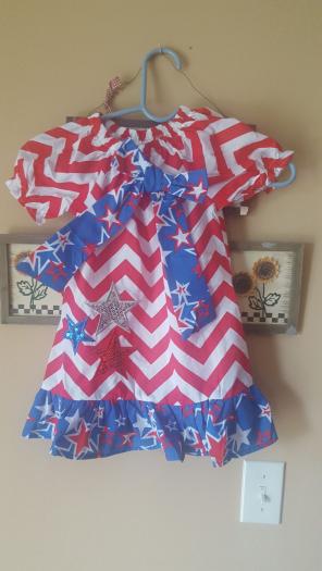 Little Girl's 4th of July Dress