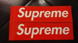 2 Supreme Box Logo Sticker for 10$