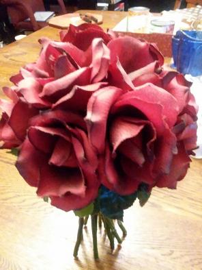 Red rose bouquet