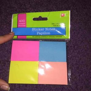 Sticky notes