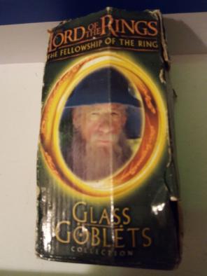 Lord of the Rings Gandalf Glass Goblet