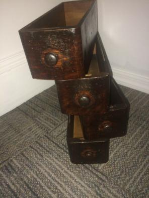 4 Singer Sewing Drawers