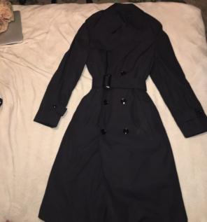 Beautiful Long Black Trench Coat