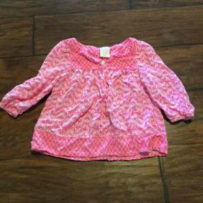 Beautiful toddler floral shirt