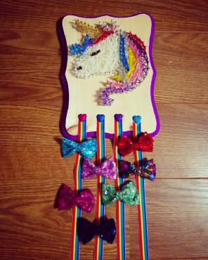 Unicorn bow holder