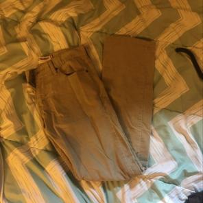 Men's Khaki Corduroy Pants
