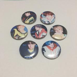 BTS Button Pin Set (7 Pins)