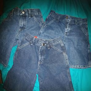 3 Pairs of boys Jean shorts