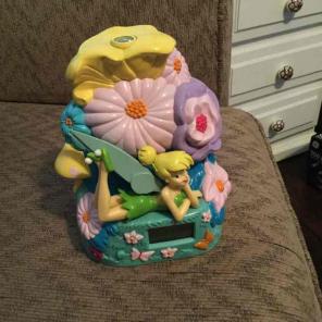 Disney Tinker Bell clock and night light