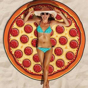 Pizza Beach Towel Scarf NEW
