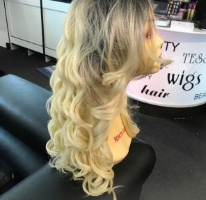 Wig Alopecia Hair Loss Ombré Blonde Wig