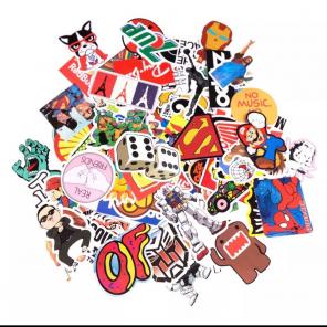 100 For $11 Waterproof Vinyl Stickers