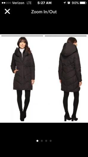 Medium Ralph Lauren Black Down Coat