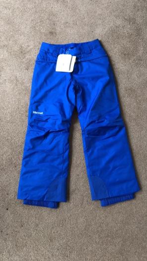 Marmot Girls Blue Snow Pants Size M