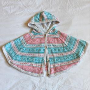 Girls Knit Poncho
