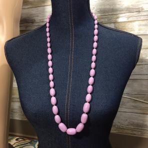 Vintage Lilac Graduated Purple Necklace