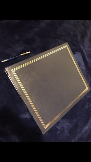 Giant Navy Blue Scrapbook