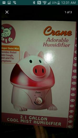 Unused pig humidifier in box