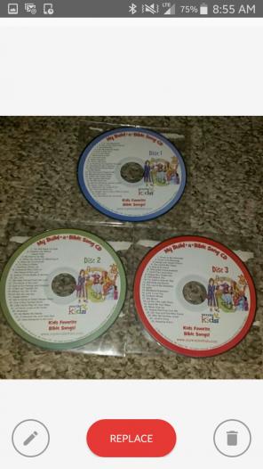 3 CD Set of Children's Bible Songs