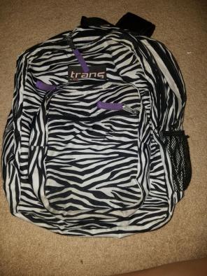 Zebra Jansport Backpack