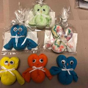 Baby Washcloth Owls