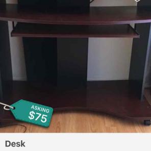 Desk 48"HX33"HX24"