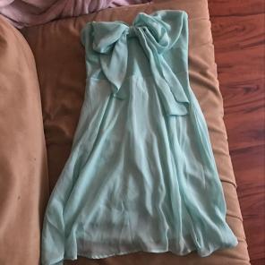 Strapless Summer Dress With Bow