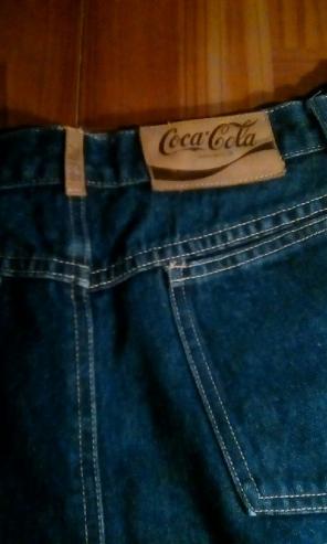 Vintage Women's Coca Cola jean skirt