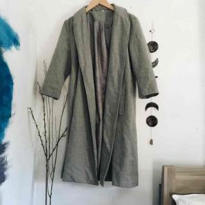 Long Vintage Trench Coat