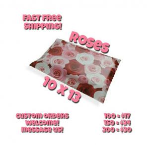 30 Roses 10x13 Poly Mailers