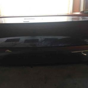 Glass 3 level tv stand