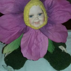 Cuddle Kids Collectibles Purple Flower