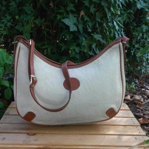 Vintage Shoulder Handbag Purse Leather