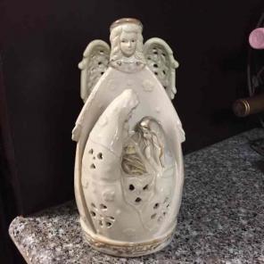 Angel Nativity Candleholder