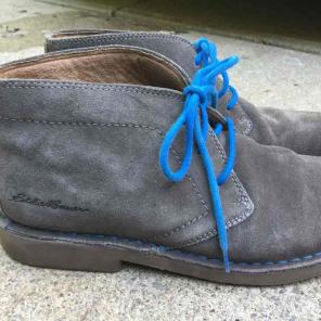 Men's Eddie Bauer Grey Chukka Boots 11M
