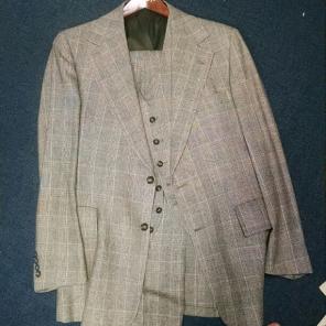 Vintage 70s Macy's Mens Store 3pc suit