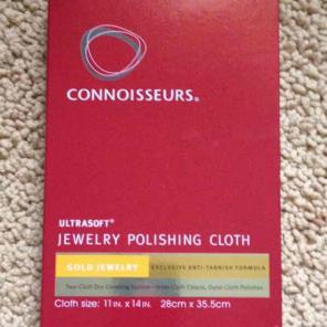 CONNOISSEURS Gold Polishing Cloth