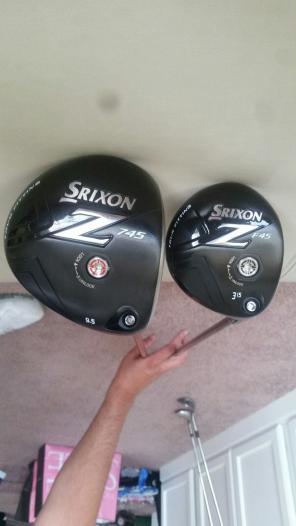 Srixon Z 745 driver and 3 wood *pristine